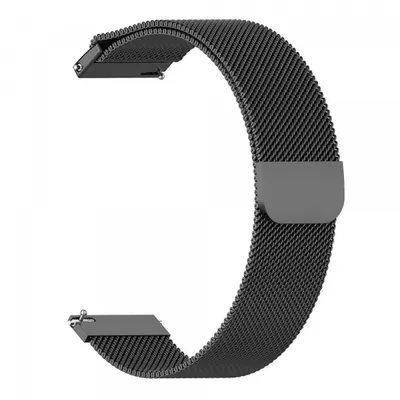 Curea Techsuit W009 pentru Huawei Watch / Garmin Watch Series, 18mm, Neagra