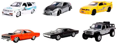 Cărucior metalic Jada Toys Fast & Furious - Sortiment, scală1:32