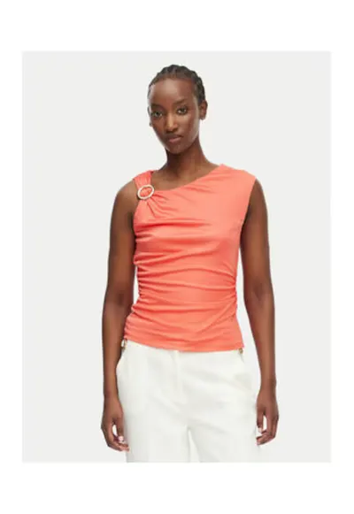 Top Dama - Marciano Guess - Portocaliu - viscoza - slim fit