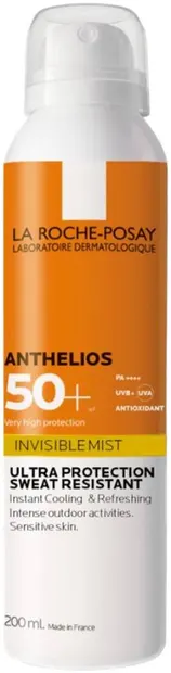 La Roche-Posay Anthelios Spray solar pentru față și corp, SPF50+, 200 ml