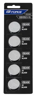 Baterii Force CR2450 3V 5 bucati