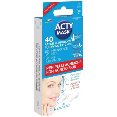 Plasturi Purificatori pentru Tratarea Cosurilor, Acty Mask, 40 Bucati