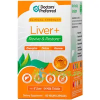 Liver Plus Revive and Restore - Formula Avansata pentru Detoxifierea si Regenerarea Ficatului 60cps