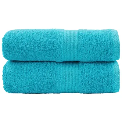 Gossi prosoape maini premium solund 2 buc turcoaz 30x30cm 600 gsm