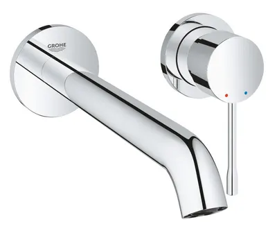 Baterie lavoar Grohe Essence 19967001, montare pe prete, monocomanda, necesita set instalare, Crom