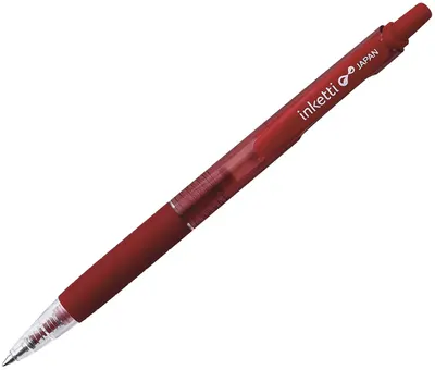 Pix automat cu gel Penac Inketti - 0.7 mm, roșie