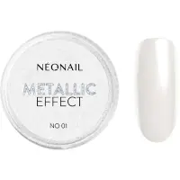 NEONAIL Effect Metallic pudra cu particule stralucitoare pentru unghii culoare 01 1 g