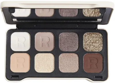 Makeup Revolution Forever Flawless Dynamic - Paletă de farduri Serenity, 8 culori