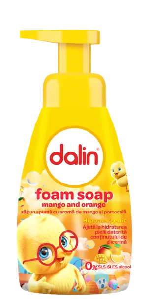 Sapun spuma cu mango, 200ml, Dalin