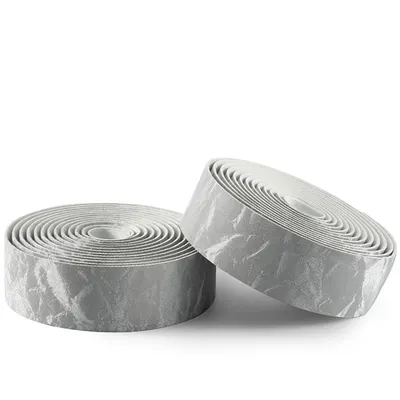Decorațiune pentru ghidon biciclete suprafață velur, Rockbros 71240004014, gri