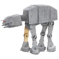 Macheta de Asamblat Wood WorX - Star Wars - AT-AT Walker cu 90+ piese din lemn + vopsea, pensula si adeziv inclus