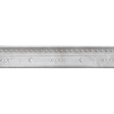 Bagheta decorativa V01-50-SR polistiren extrudat gri 12x200 cm