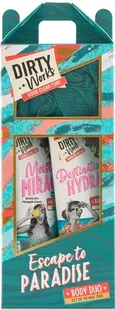 Dirty Works Set cadou Escape to Paradise, 3 piese
