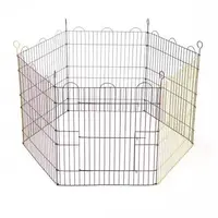 Tarc pentru iepuri, 6 laturi, 105x105x58 cm