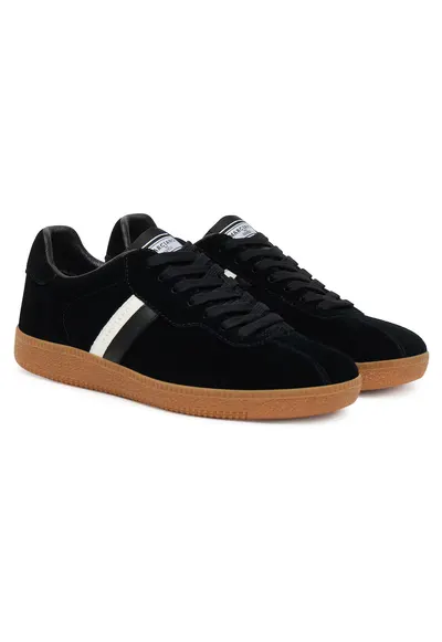 Tenisi dama JBLK 5YGZ39 7369A - piele naturala - negru