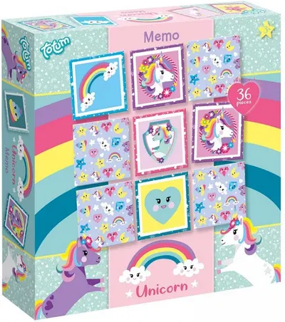 Joc pentru copii Totum, Memo, Unicorn
