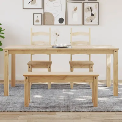 vidaXL Masă de sufragerie PANAMA, 180x90x75 cm, lemn masiv pin