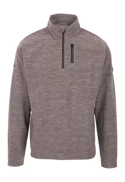 Bluza de trening cu fenta cu fermoar Farnworth - Gri carbune