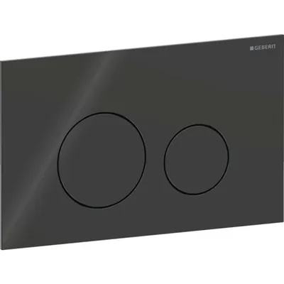 Clapeta actionare dubla rezervor wc ,sticla neagra, Geberit Sigma40
