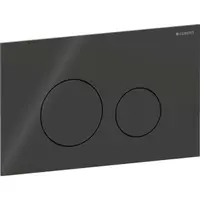 Clapeta actionare dubla rezervor wc ,sticla neagra, Geberit Sigma40