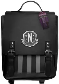 Rucsac CineReplicas Television: Wednesday - Nevermore Academy (Black)