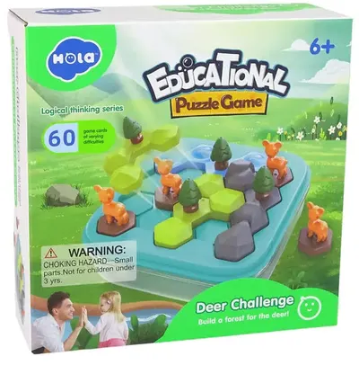 Hola Toys Joc educațional inteligent pentru copii - Reindeer în pădure