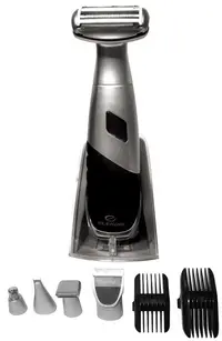 Trimmer urechi/nas/sprâncene/barbă Elekom - 291R, 7 în 1, gri