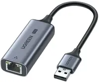 Adaptor de rețea Ugreen - CM648, USB-A/RJ45, 2.5Gbps, gri