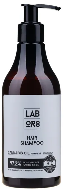 Labor8 Hemp Șampon de păr cu ulei de cânepă, 270 ml