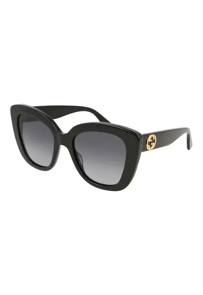 Ochelari de soare cat-eye - Negru