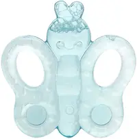 Jucărie de dentiție Lorelli Baby Care - Fluture, Aqua blue