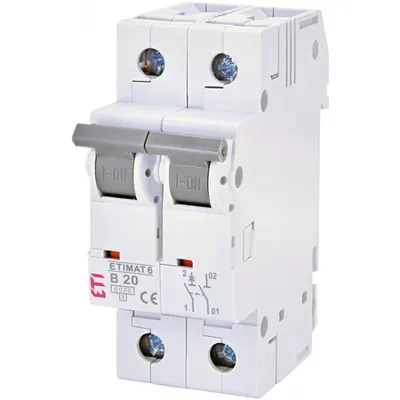 ETIMAT 6 Intrerupatoare automate miniatura 6kA ETIMAT 6 1p+N B20