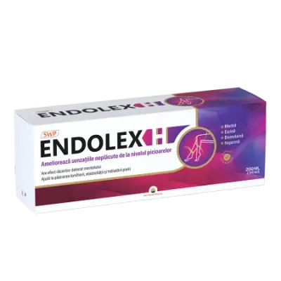 Crema pentru picioare obosite Endolex H, Sun Wave Pharma | 200 ml