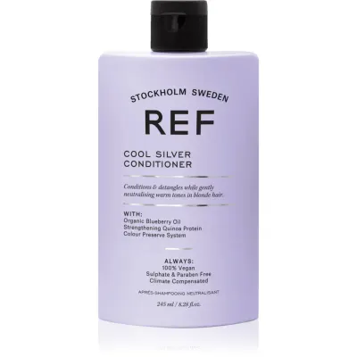 REF Cool Silver Conditioner balsam hidratant de neutralizare tonuri de galben 245 ml