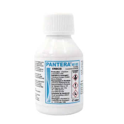 Pantera 40EC 100 ml, erbicid buruieni graminee anuale si perene, Arysta (vita de vie, ardei, bostan, cartof, castraveti, dovleac, fasole, floarea soarelui, morcov, pepeni, rapita, soia, telina, varza, tomate) - Default Title