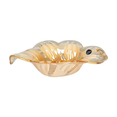 Bol PERSIA MIELE, 25x7 cm, sticla Murano