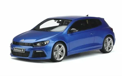 Model de colecție OTTOMobile Modern: mașini - Volkswagen Scirocco 3 Ph.1 R Rising Blue (2008)