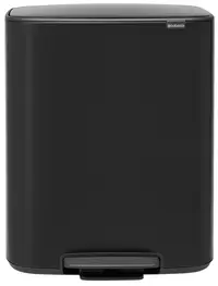 Coș de gunoi Brabantia - Bo Pedal, 60 l, Matt Black