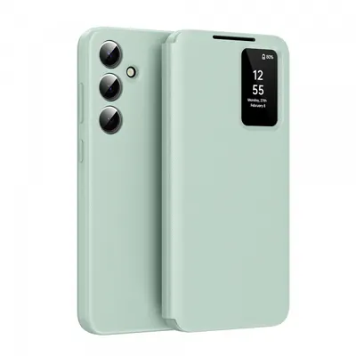 Husa pentru Samsung Galaxy S25 FE, Techsuit, SmartView, Verde