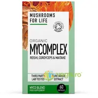 Mycomplex 800mg Reishi, Cordyceps si Maitake Ecologic/Bio 60cps