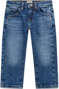 Blugi pentru copii Guess - Design clasic, albastru, 3-6 luni