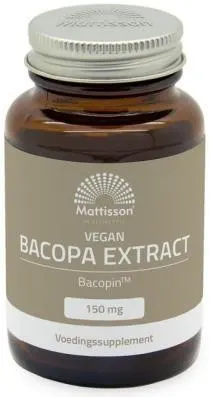 Vegan Bacopa Extract, 150 mg, 60 capsule, Mattisson Healthstyle