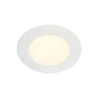 Spot incastrat, DL 126 Ceiling lights, white recessed fitting, LED, 2700K, round, white, 2.8W,