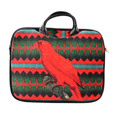 Geantă pentru laptop, colorată, pentru damă, din catifea, EXOTIC 14"