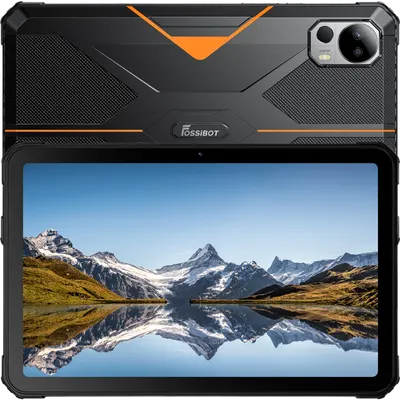 Tableta rugged Fossibot DT1, 4G, WiFi, 10.4-inch FHD+, Octa-Core, 8GB RAM, 256GB, GPS, Camera 48MP + 16MP, 4 Difuzoare, 11000mAh, Android 13, Orange