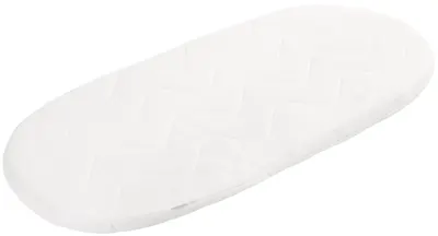 Saltea pentru cărucior Sensillo - Alb, 75 x 35 cm