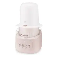 Incalzitor biberoane si sterilizator, Lionelo, ThermUp 4.0, Recipient detasabil, 400 W, 6 moduri de functionare, Functie sterilizare si decongelare, Termostat integrat, Lumina de noapte, Panou tactil, Oprire automata, Placa din otel inoxidabil, Bej