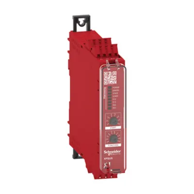 Modul de siguranta, Harmony XPSU, Cat. 4, dispune de 2 x XPSUAF cu activare a miscarii, 24V AC sau DC, arc