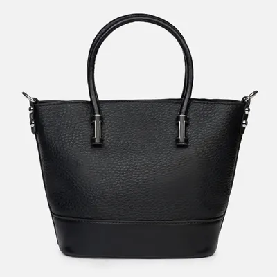 Geanta dama din piele ecologica shopper cu design simplu și barete lungi CRL1491