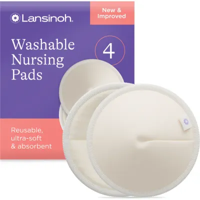 Lansinoh Breastfeeding Washable Nursing Pads inserții textile pentru sutien 4 buc